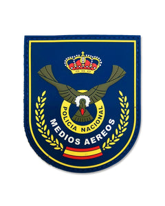 Parche CNP Medios Aéreos Rubber Cuerpo Nacional de Policia Navy