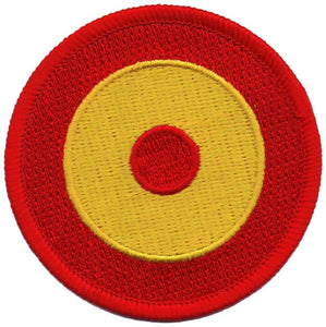 Parche Escarpela españa Ejército del Aire circulos rojos y amarillos