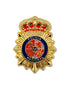 Pin de la Policía Nacional de Metal